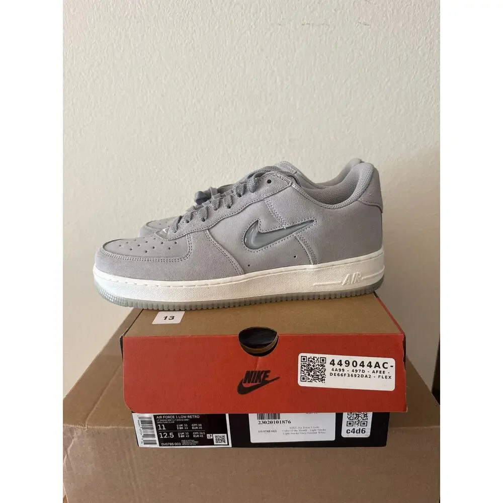 Nike Air Force 1 Low Retro “Light Smoke Grey” Men’s Size 11